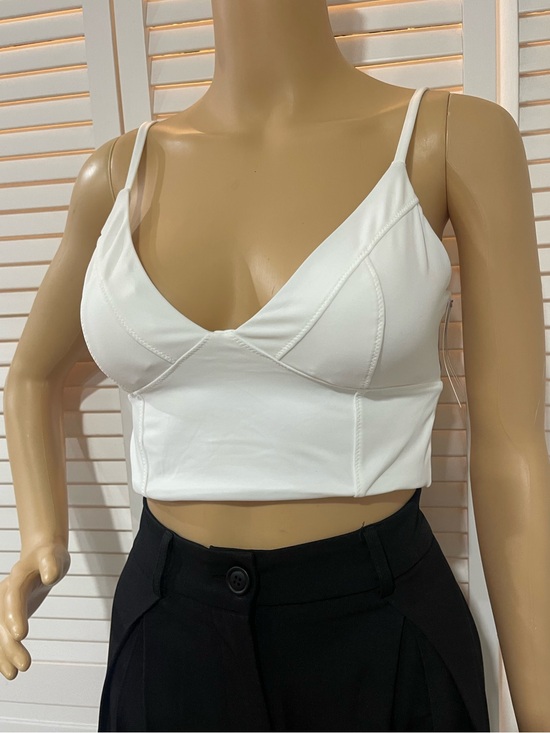 Victoria's Secret Tops - Victoria's Secret White Cropped Camisole
